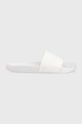 Pantofle Calvin Klein Pool Slide pánské, bílá barva