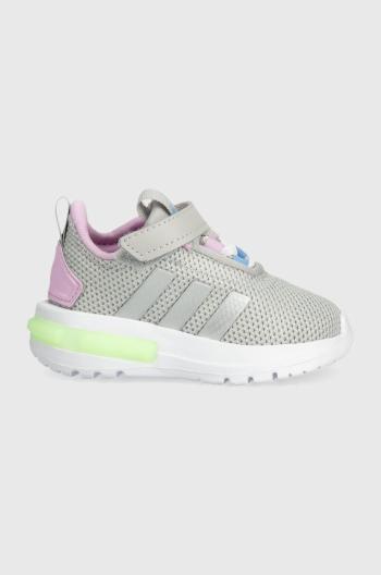 Dětské sneakers boty adidas RACER TR23 EL I šedá barva