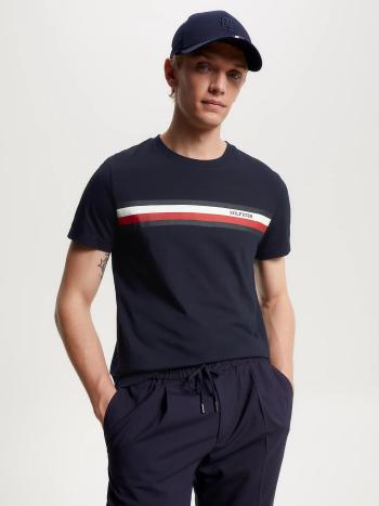 Tommy Hilfiger pánské tmavě modré triko Monotype