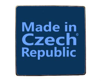 Magnet čtverec kov Made in Czech republic