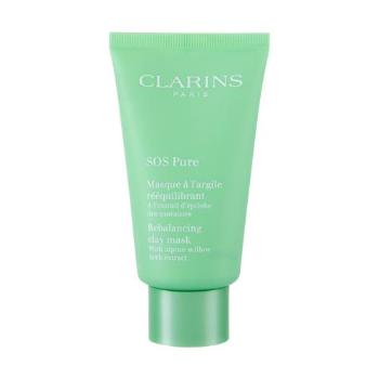 Clarins SOS Pure 75 ml pleťová maska pro ženy na smíšenou pleť; na mastnou pleť; na rozjasnění pleti