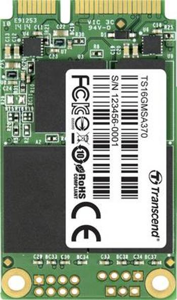 Interní mSATA SSD pevný disk 16 GB Transcend 370 Retail TS16GMSA370 mSATA