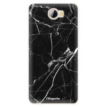 Silikonové pouzdro iSaprio - Black Marble 18 - Huawei Y5 II / Y6 II Compact