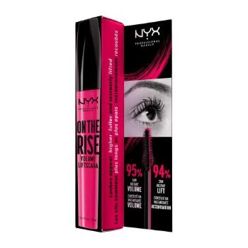 NYX Professional Makeup On The Rise 10 ml řasenka pro ženy 01 Black objemová řasenka; prodlužující řasenka