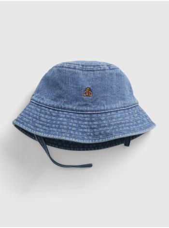 Modrý  baby klobouček denim bucket hat