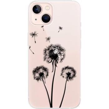iSaprio Three Dandelions - black pro iPhone 13 (danbl-TPU3-i13)