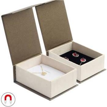 Šperky4U Dárková krabička na soupravu šperků, magnetické zavírání - KR0331-BR