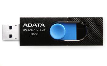 ADATA Flash Disk 32GB UV320, USB 3.1 Dash Drive, černá/modrá