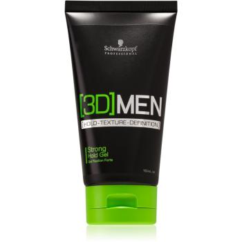 Schwarzkopf Professional [3D] MEN gel na vlasy silné zpevnění 150 ml