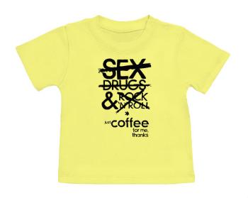 Tričko pro miminko Just Coffee