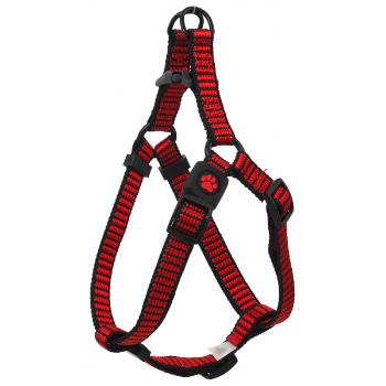 Postroj Active Dog Premium M červený 2x53-77cm