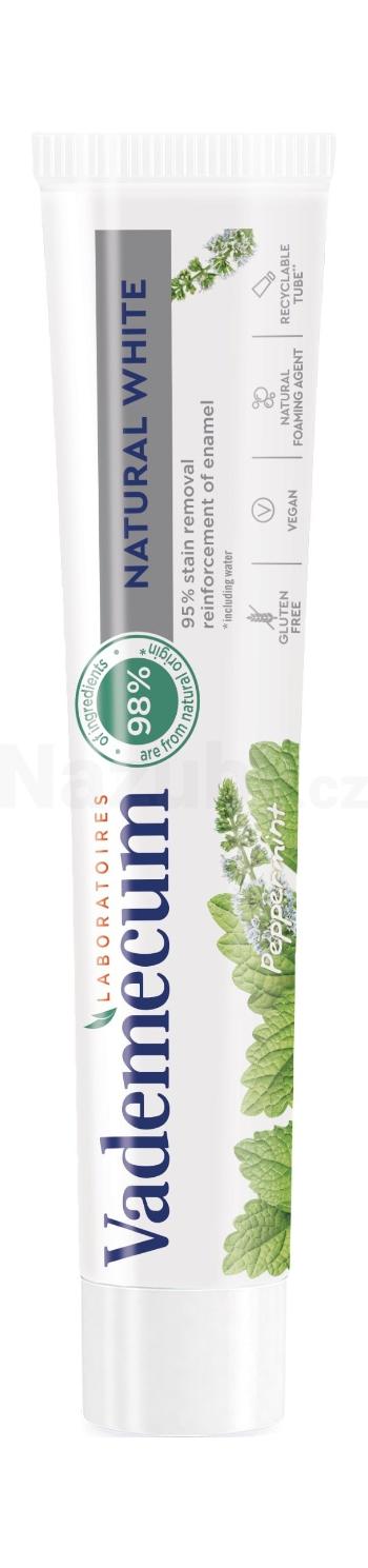 Vademecum Natural White Peppermint zubní pasta 75 ml