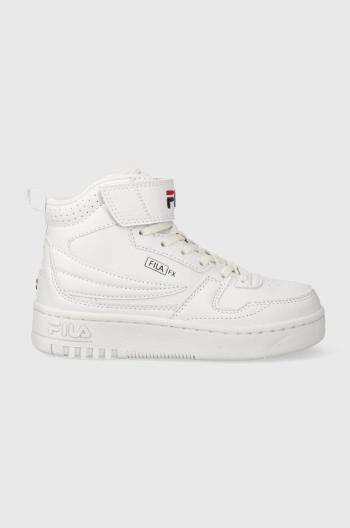 Dětské sneakers boty Fila FXVENTUNO velcro mid bílá barva