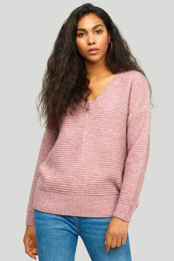 Světle růžový pulovr 611