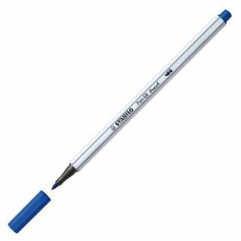Fixa STABILO Pen 68 brush modrá ultramarín
