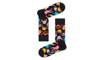 Happy Socks Halloween Monsters Sock černé HAL01-9350