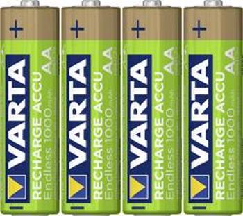 Akumulátor AA Ni-MH Varta Endless Ready to Use, 1000 mAh, 1.2 V, 4 ks