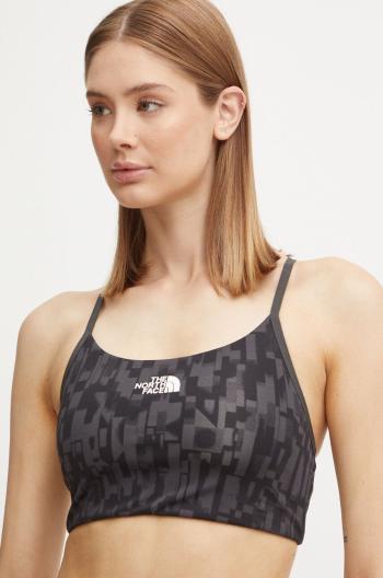 Sportovní podprsenka The North Face Flex Light šedá barva, NF0A89567OP1