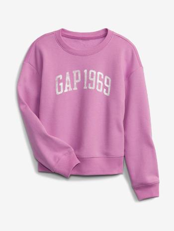 GAP Logo Mikina dětská Růžová