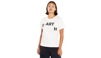 Dedicated T-shirt Mysen Earth Off-White bílé 19210