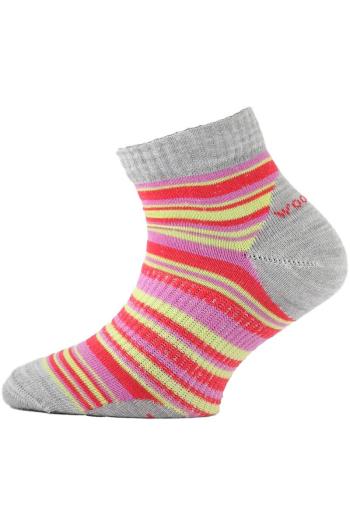 Lasting TJP 308 červená merino ponožka junior slabší Velikost: (29-33) XS ponožky
