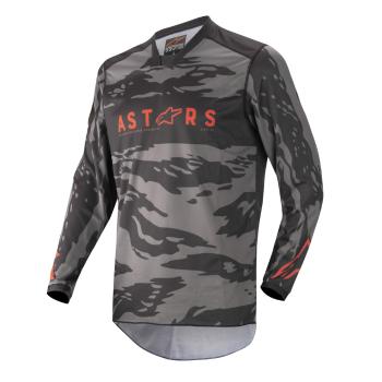 Motokrosový dres Alpinestars Racer Tactical černá/šedá maskáčová/