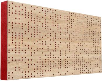 Mega Acoustic FiberPRO120 Binary Diffuser Sonoma Oak/Red Absorpční dřevěný panel