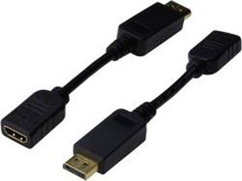 Redukce DiplayPort vidlice ⇔ HDMI zásuvka, 0,15 m, Digitus