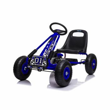 Baby mix Dětská šlapací motokára Go-kart Razor, modrá