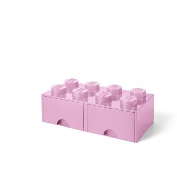 Úložný box 8 s šuplíky, více variant - LEGO Barva: světle růžová