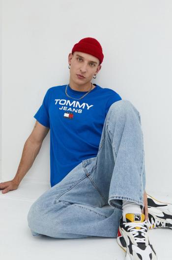Bavlněné tričko Tommy Jeans s potiskem