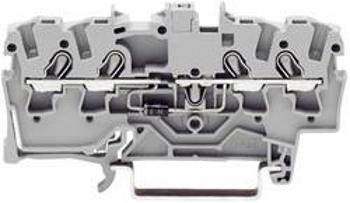 Diodová svorkovnice Wago 2001-1411/1000-411, s 1 diodou, pružinová, 4,2 mm, šedá