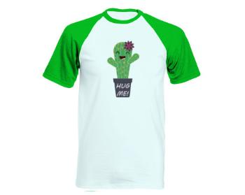 Pánské tričko Baseball Kaktus