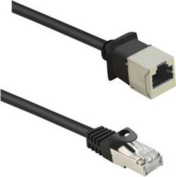 Síťový prodlužovací kabel RJ45 Renkforce RF-4394130, CAT 5e, F/UTP, 3.00 m, černá