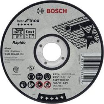 Řezný kotouč rovný Bosch Accessories 2608603500, 2608603500 Průměr 230 mm 1 ks