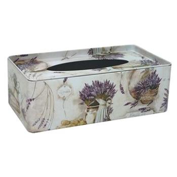 Plechová krabička na tissue Levandule Fleur (2000407)