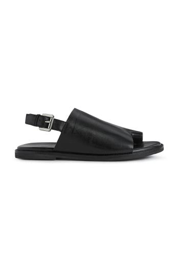 Kožené sandály Geox Naileen dámské, černá barva