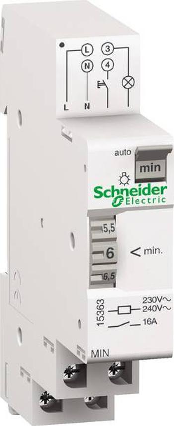 Schodišťový časový spínač montáž na lištu 230 V Schneider Electric 15363