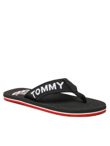 Tommy Jeans pánské černé žabky - 44 (BDS)