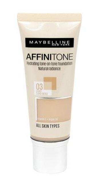 Maybelline Sjednocující make-up s HD pigmenty Affinitone (Hydrating Tone-One-Tone Foundation) 30 ml 03 Light Sand Beige, 30ml
