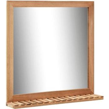 Koupelnové zrcadlo 60 x 12 x 62 cm masivní ořechové dřevo (247605)