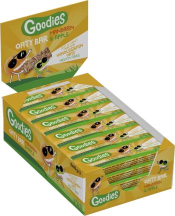 Goodies ovesná tyčinka mandarinka a jablko 16 x 23 g