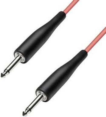 Instrumentální kabel JACK 6,3 mm Paccs, 3 m, červená