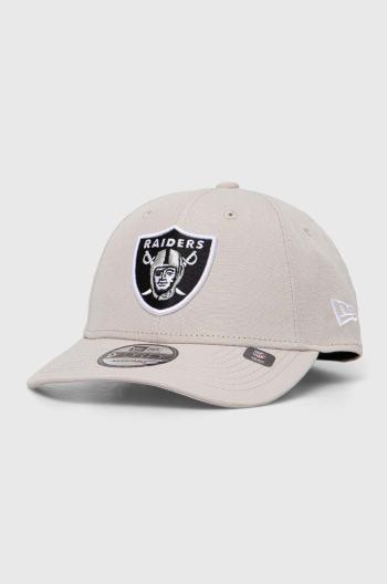 Kšiltovka New Era LAS VEGAS RAIDERS šedá barva, s aplikací