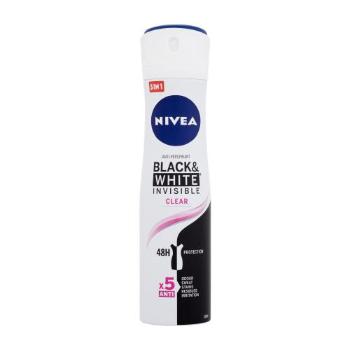 Nivea Black & White Invisible Clear 48h 150 ml antiperspirant pro ženy deospray