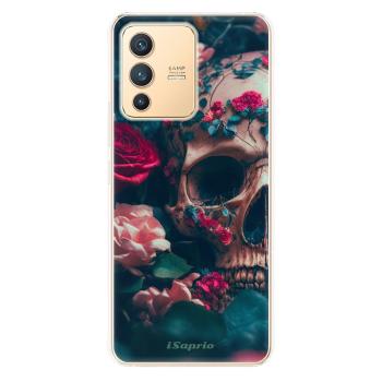 Odolné silikonové pouzdro iSaprio - Skull in Roses - Vivo V23 5G