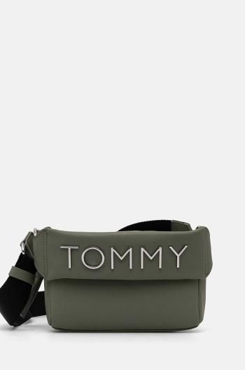 Kabelka Tommy Jeans zelená barva, AW0AW16262