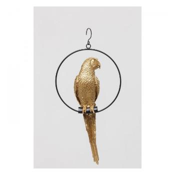 Sada 2 ks – Dekorativní předmět Swinging Parrot – zlatý