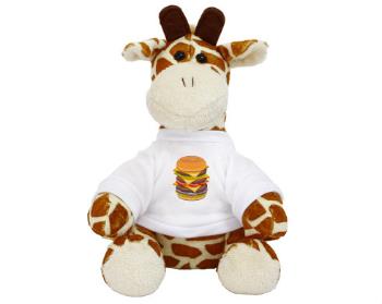 Plyšák žirafa Hamburger