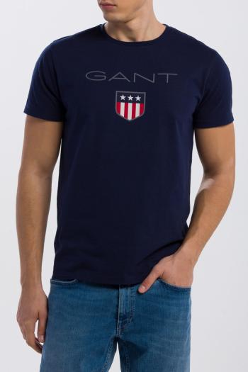 TRIČKO GANT SHIELD SS T-SHIRT modrá M